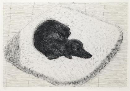 Click to enlarge Dog Etching No. 10, (from Dog Wall)