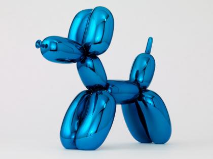 Click to enlarge Balloon Dog (Blue)