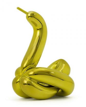 Click to enlarge Balloon Swan (Yellow)