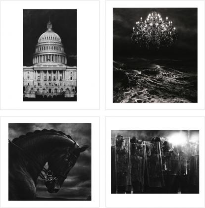 Click to enlarge 1. Untitled (Capitol Detail) 2. Untitled (Throne Room) 3. Untitled (Bucephalus) 4. Untitled (Riot Cops) 