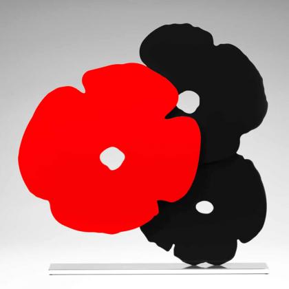 Click to enlarge Red and Black Poppies